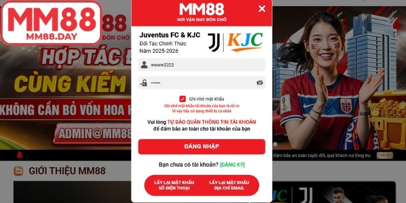 Hướng dẫn cách đăng nhập MM88 thành công từ lần đầu